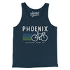 Phoenix Cycling Men/Unisex Tank Top-Navy-Allegiant Goods Co. Vintage Sports Apparel