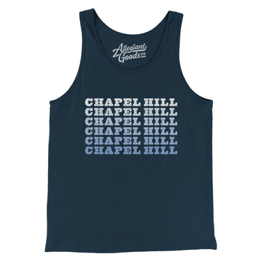 Chapel Hill Repeat Men/Unisex Tank Top-Allegiant Goods Co. Vintage Sports Apparel