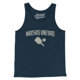 Martha's Vineyard Pickleball Men/Unisex Tank Top-Navy-Allegiant Goods Co. Vintage Sports Apparel