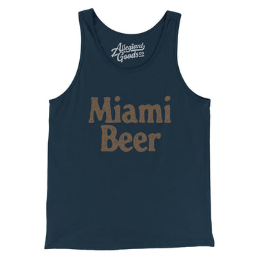 Miami Beer Men/Unisex Tank Top-Allegiant Goods Co. Vintage Sports Apparel