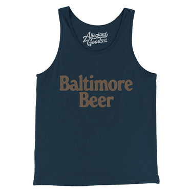 Baltimore Beer Men/Unisex Tank Top-Allegiant Goods Co. Vintage Sports Apparel