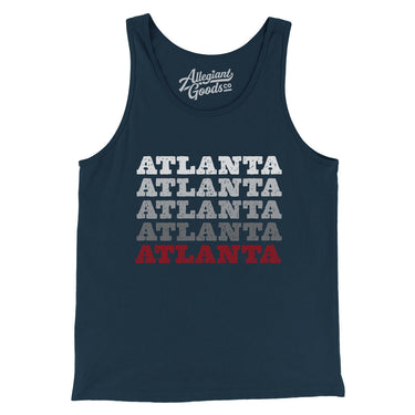 Atlanta Repeat Men/Unisex Tank Top-Allegiant Goods Co. Vintage Sports Apparel