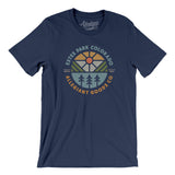 Estes Park Colorado Retro Badge Men/Unisex T-Shirt-Navy-Allegiant Goods Co. Vintage Sports Apparel