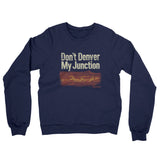 Don't Denver My Junction Midweight French Terry Crewneck Sweatshirt-Navy-Allegiant Goods Co. Vintage Sports Apparel