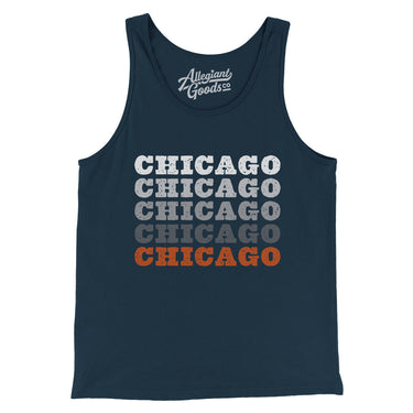 Chicago Repeat Men/Unisex Tank Top-Allegiant Goods Co. Vintage Sports Apparel