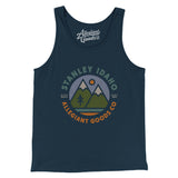 Stanley Idaho Retro Badge Men/Unisex Tank Top-Allegiant Goods Co. Vintage Sports Apparel