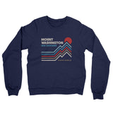 Mount Washington New Hampshire Midweight French Terry Crewneck Sweatshirt-Navy-Allegiant Goods Co. Vintage Sports Apparel
