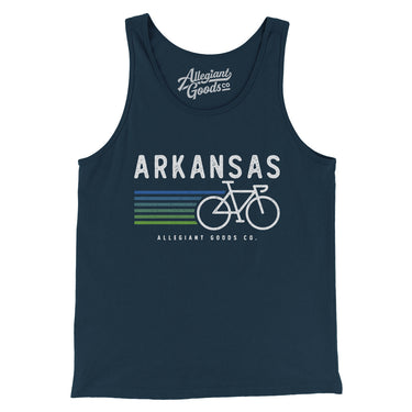 Arkansas Cycling Men/Unisex Tank Top-Allegiant Goods Co. Vintage Sports Apparel