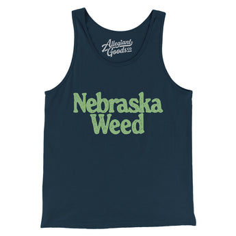 Nebraska Weed Men/Unisex Tank Top-Allegiant Goods Co. Vintage Sports Apparel