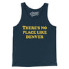 There's No Place Like Denver Men/Unisex Tank Top-Navy-Allegiant Goods Co. Vintage Sports Apparel