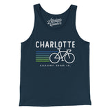 Charlotte Cycling Men/Unisex Tank Top-Allegiant Goods Co. Vintage Sports Apparel