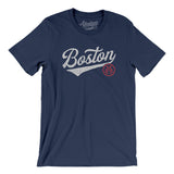 Boston Vintage Script Men/Unisex T-Shirt-Allegiant Goods Co. Vintage Sports Apparel
