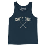 Cape Cod Golf Men/Unisex Tank Top-Navy-Allegiant Goods Co. Vintage Sports Apparel
