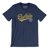 Buffalo Vintage Script Men/Unisex T-Shirt-Allegiant Goods Co. Vintage Sports Apparel