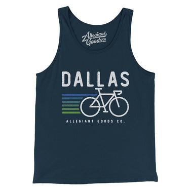 Dallas Cycling Men/Unisex Tank Top-Allegiant Goods Co. Vintage Sports Apparel