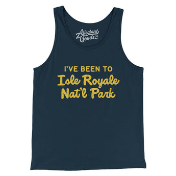 I've Been To Isle Royale National Park Men/Unisex Tank Top-Allegiant Goods Co. Vintage Sports Apparel
