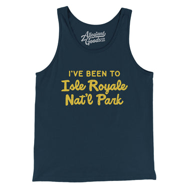 I've Been To Isle Royale National Park Men/Unisex Tank Top-Allegiant Goods Co. Vintage Sports Apparel