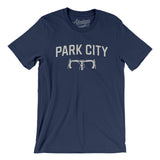 Park City Cycling Men/Unisex T-Shirt-Navy-Allegiant Goods Co. Vintage Sports Apparel