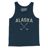 Alaska Golf Men/Unisex Tank Top-Navy-Allegiant Goods Co. Vintage Sports Apparel