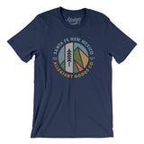 Santa Fe New Mexico Retro Badge Men/Unisex T-Shirt-Navy-Allegiant Goods Co. Vintage Sports Apparel