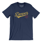 Denver Vintage Script Men/Unisex T-Shirt-Allegiant Goods Co. Vintage Sports Apparel