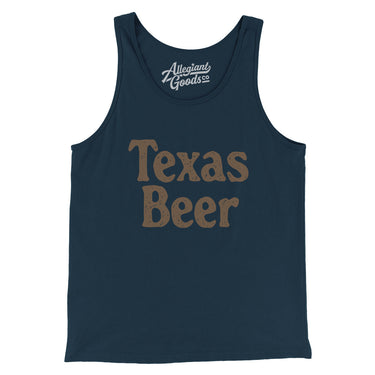 Texas Beer Men/Unisex Tank Top-Allegiant Goods Co. Vintage Sports Apparel