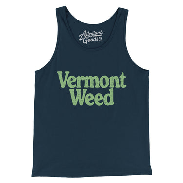 Vermont Weed Men/Unisex Tank Top-Allegiant Goods Co. Vintage Sports Apparel
