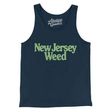 New Jersey Weed Men/Unisex Tank Top-Allegiant Goods Co. Vintage Sports Apparel