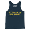 I've Been To New Jersey Men/Unisex Tank Top-Navy-Allegiant Goods Co. Vintage Sports Apparel