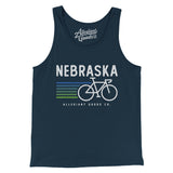 Nebraska Cycling Men/Unisex Tank Top-Allegiant Goods Co. Vintage Sports Apparel