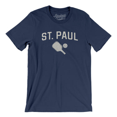 St. Paul Pickleball Men/Unisex T-Shirt-Navy-Allegiant Goods Co. Vintage Sports Apparel