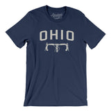 Ohio Cycling Men/Unisex T-Shirt-Navy-Allegiant Goods Co. Vintage Sports Apparel