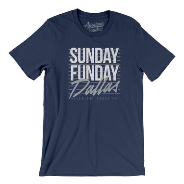 Sunday Funday Dallas Men/Unisex T-Shirt-Allegiant Goods Co. Vintage Sports Apparel