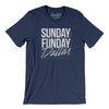 Sunday Funday Dallas Men/Unisex T-Shirt-Navy-Allegiant Goods Co. Vintage Sports Apparel