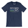 South Dakota Cycling Men/Unisex T-Shirt-Navy-Allegiant Goods Co. Vintage Sports Apparel