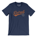Detroit Vintage Script Men/Unisex T-Shirt-Allegiant Goods Co. Vintage Sports Apparel