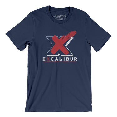 Excalibur Chicago Men/Unisex T-Shirt-Navy-Allegiant Goods Co. Vintage Sports Apparel