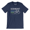 Vermont Cycling Men/Unisex T-Shirt-Navy-Allegiant Goods Co. Vintage Sports Apparel