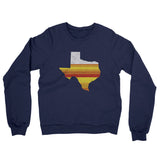 Houston Baseball Midweight French Terry Crewneck Sweatshirt-Allegiant Goods Co. Vintage Sports Apparel