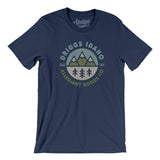 Driggs Idaho Retro Badge Men/Unisex T-Shirt-Allegiant Goods Co. Vintage Sports Apparel