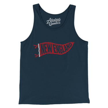 New England Pennant Men/Unisex Tank Top-Allegiant Goods Co. Vintage Sports Apparel
