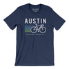 Austin Cycling Men/Unisex T-Shirt-Navy-Allegiant Goods Co. Vintage Sports Apparel