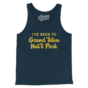 I've Been To Grand Teton National Park Men/Unisex Tank Top-Allegiant Goods Co. Vintage Sports Apparel