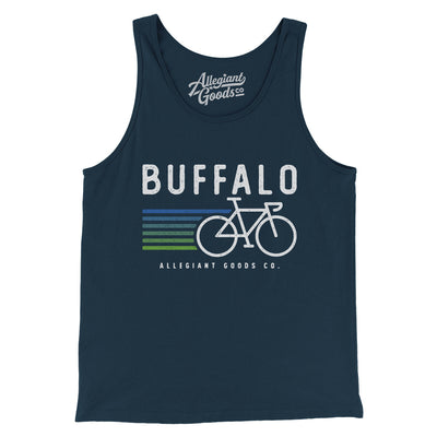 Buffalo Cycling Men/Unisex Tank Top-Navy-Allegiant Goods Co. Vintage Sports Apparel