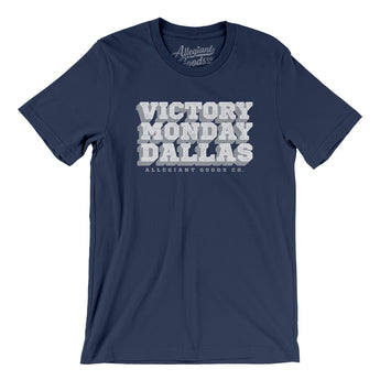 Victory Monday Dallas Men/Unisex T-Shirt-Allegiant Goods Co. Vintage Sports Apparel