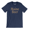 Maine Beer Men/Unisex T-Shirt-Navy-Allegiant Goods Co. Vintage Sports Apparel