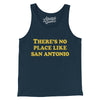There's No Place Like San Antonio Men/Unisex Tank Top-Navy-Allegiant Goods Co. Vintage Sports Apparel