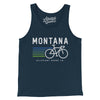 Montana Cycling Men/Unisex Tank Top-Navy-Allegiant Goods Co. Vintage Sports Apparel