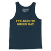 I've Been To Green Bay Men/Unisex Tank Top-Navy-Allegiant Goods Co. Vintage Sports Apparel