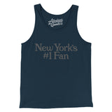 New York's Number 1 Fan Men/Unisex Tank Top-Allegiant Goods Co. Vintage Sports Apparel